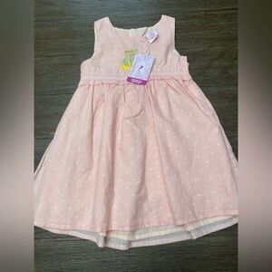 Tommy Bahama Sleeveless Dress Pjnk with embroidered front and cut out in back 3T